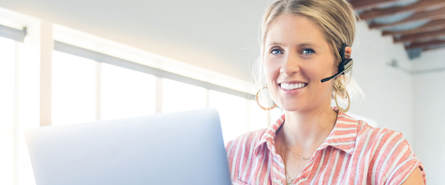 Smiling woman