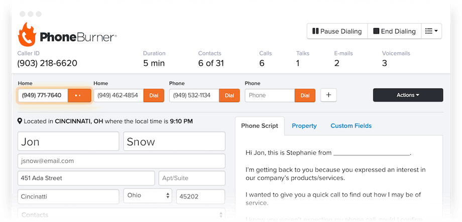 automate your workflow with phoneburner