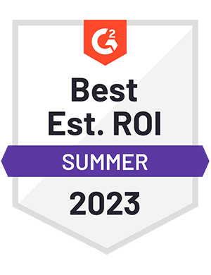 G2 Best ROI 2023
